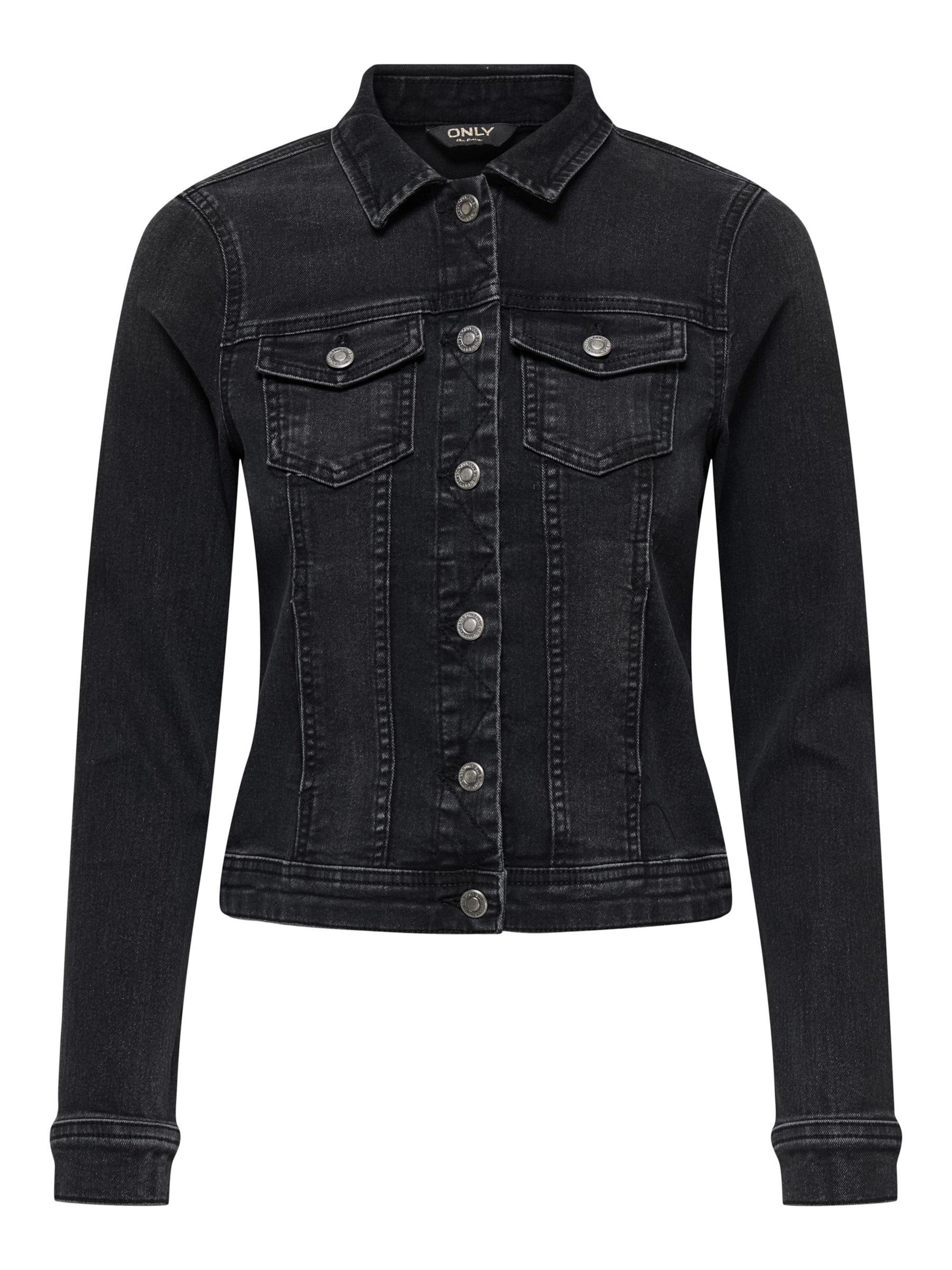 

ONLY Куртка межсезонная 'ONLWonder' в черном дениме