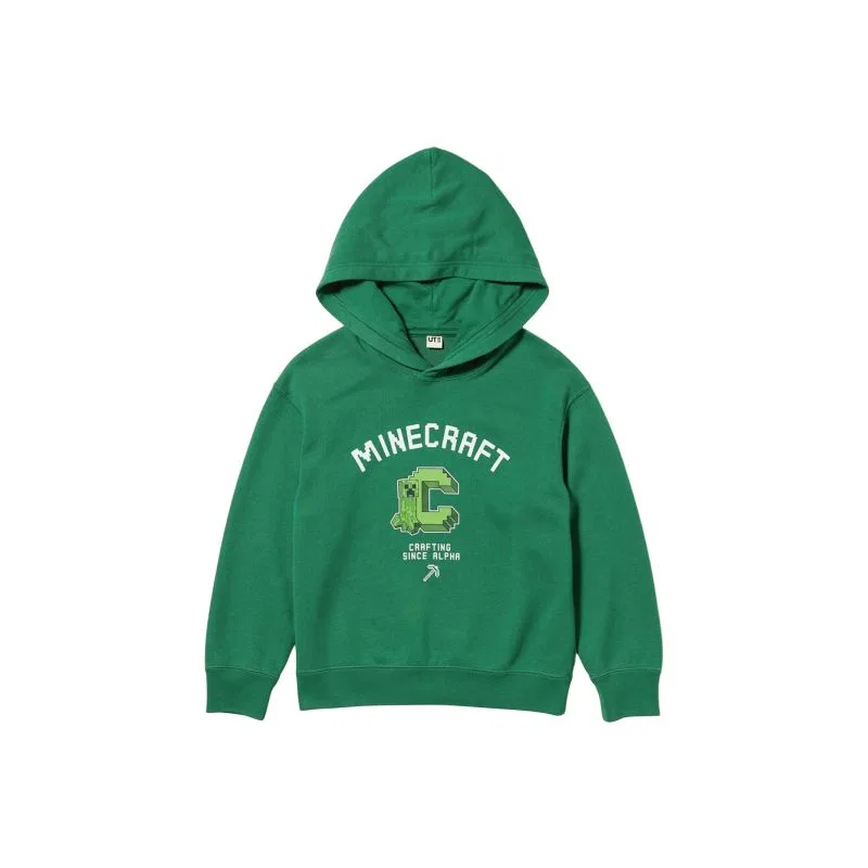 Детский свитшот x MINECRAFT UNIQLO, 55 Turquoise