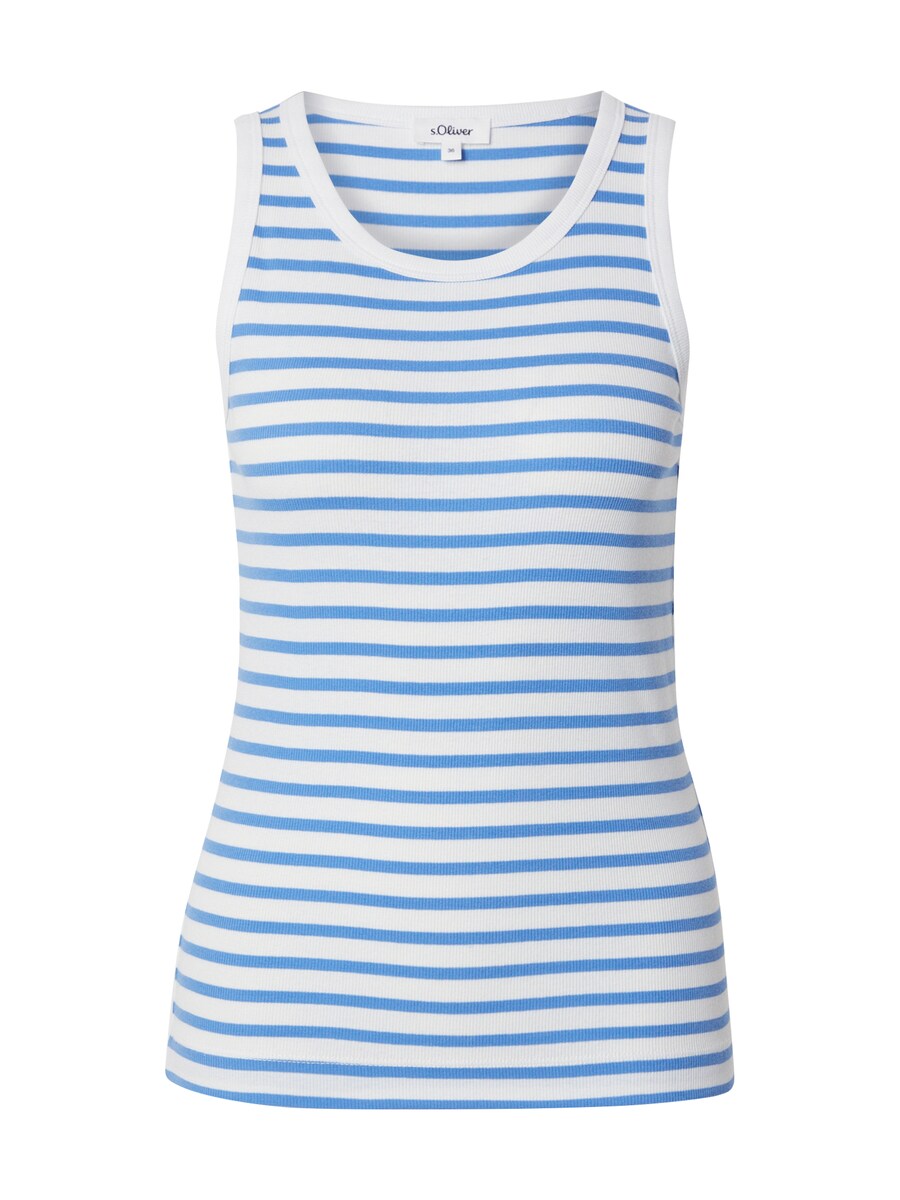 

Топ s.Oliver, Royal blue/White