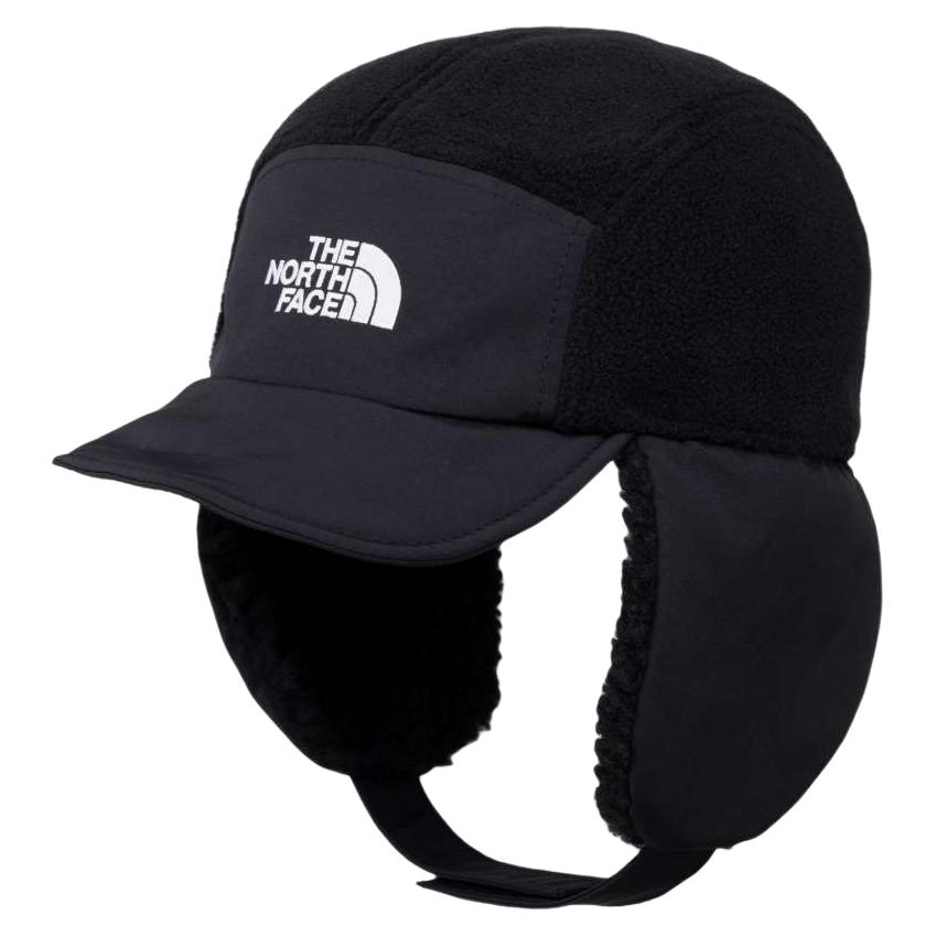 

Шерстяная шапка-ушанка унисекс черная THE NORTH FACE