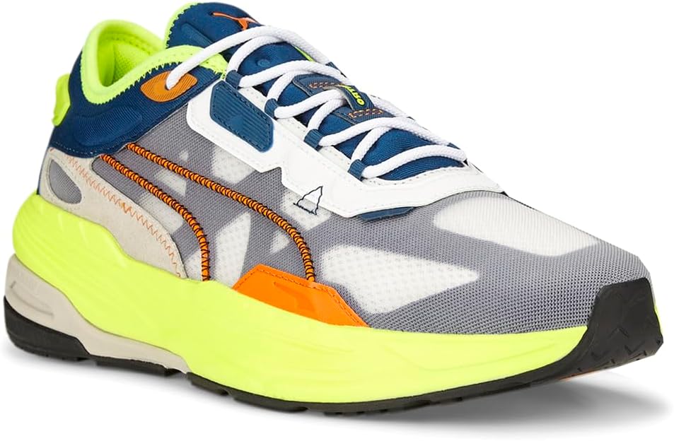 Мужские кроссовки PUMA Extent Nitro Adv с шнуровкой для повседневной носки - синие — фото 2