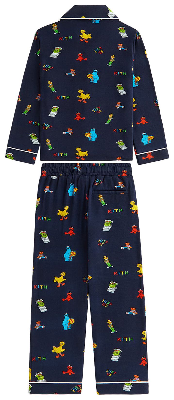 Детский пижамный комплект Kith Kids x Sesame Street, синий — фото 2