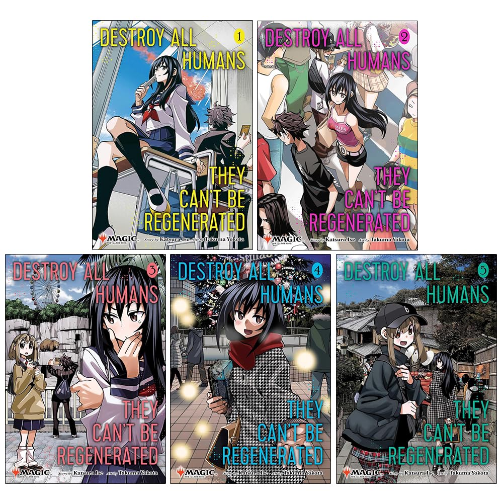 

Destroy All Humans. They Can't Be Regenerated. A Magic: The Gathering Manga Vol 1-5 Collection 5 Books Set By Katsura Ise (VIZ Media LLC ltd)