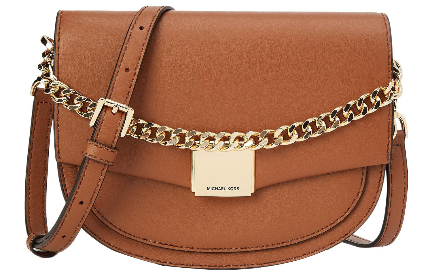 

MICHAEL KORS Сумка Lita из коровьей кожи, кроссбоди, через плечо, средняя, женская, коричневая