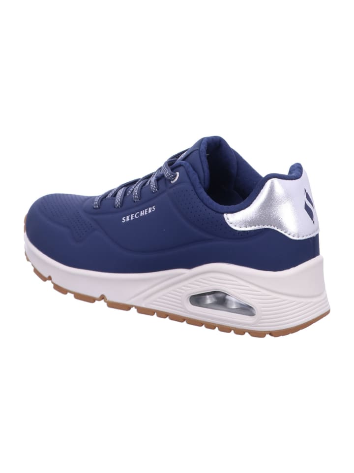 Элегантные туфли на шнуровке Skechers, синий — фото 3