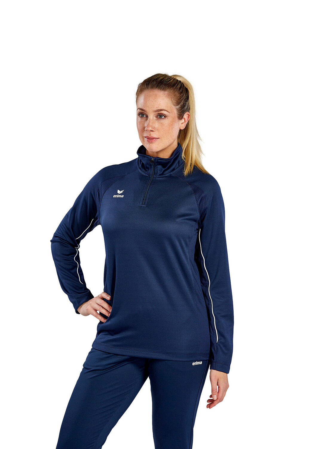 

Спортивная футболка erima Liga Star Trainingstop, цвет new navy/weiss