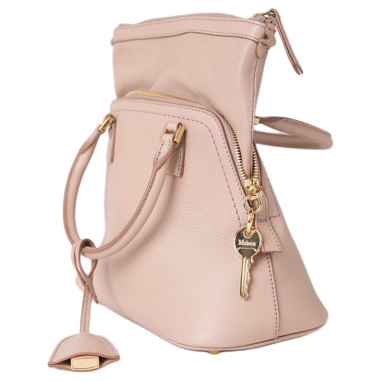 Maison Margiela Сумка через плечо 5AC из козьей кожи, кроссбоди, женская сумка pink — фото 4