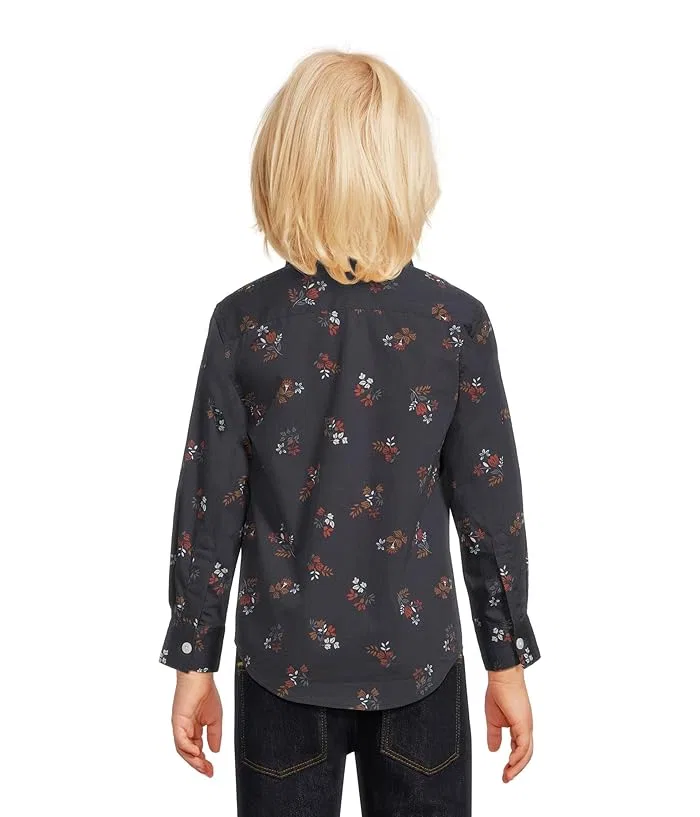 Рубашка хлопковая Standard Shirt Appaman Kids, Midnight Floral — фото 2