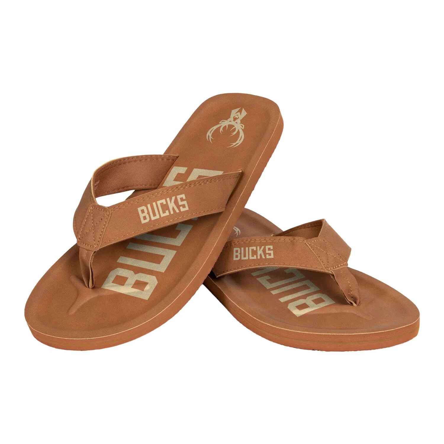 

Мужские сандалии FOCO Milwaukee Bucks Color Pop вьетнамки