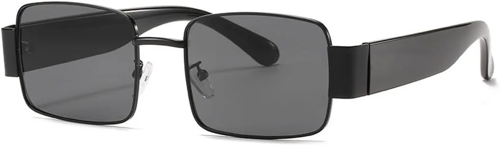 

Винтажные мужские солнцезащитные очки в стиле ретро с металлической оправой, панк-стиль, солнцезащитные очки для мужчин с защитой от УФ-излучения UV400 HVTVTLA, C1