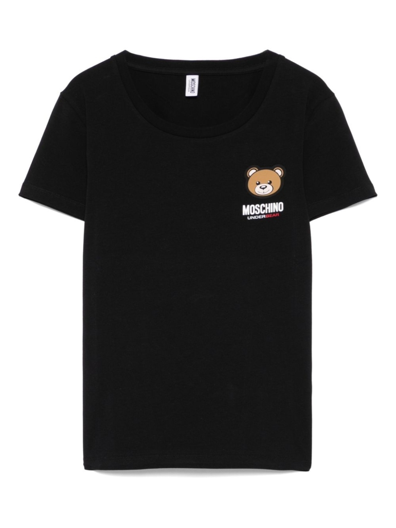 

Moschino футболка с логотипом, черный