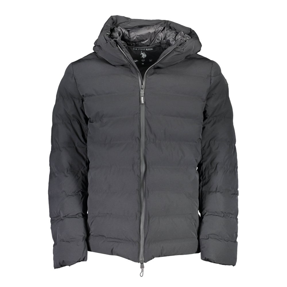 

Черная мужская куртка из эластана U.S. Polo Assn.