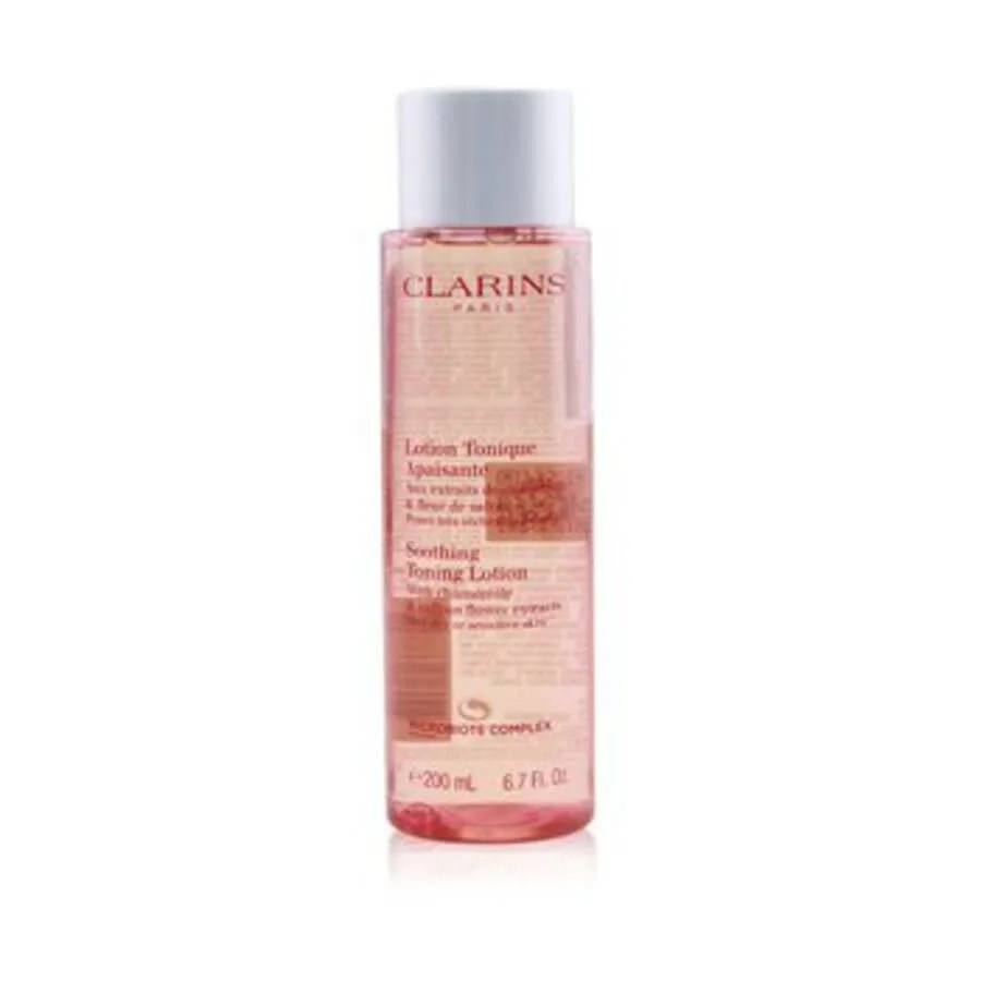 Тоник Clarins — Тонизирующий успокаивающий с экстрактами ромашки и шафранового цветка Очень сухая или
