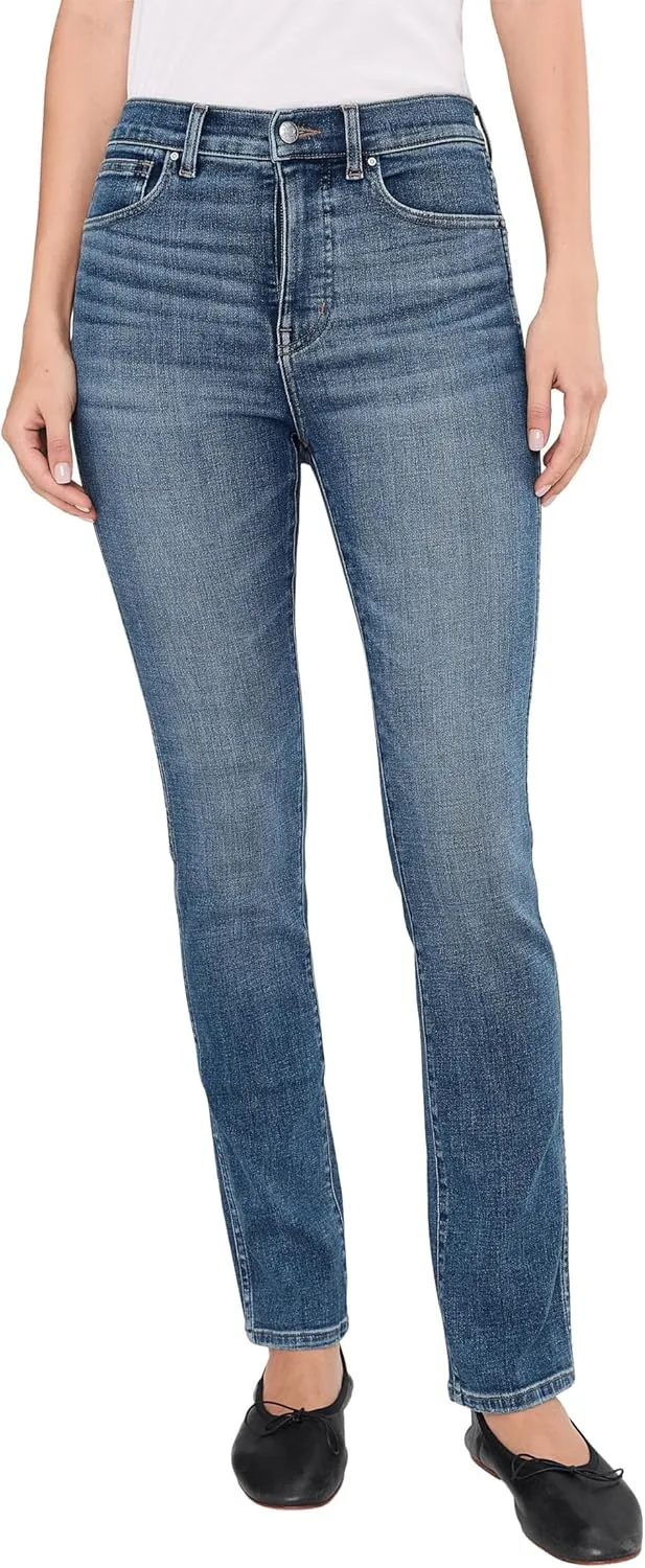 

Madewell Women's Stovepipe в светлой стирке с асимметричным подолом