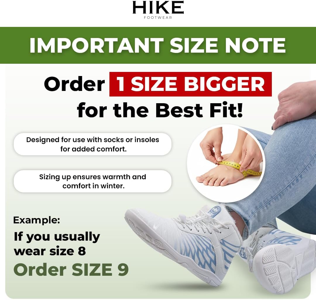 Зимние ботинки для походов Hike Footwear HF Barefoot - Эргономичные поддерживающие зимние ботинки для походов, подошва с нулевым перепадом, широкая носочная часть, инновационный дизайн, унисекс, белый/серый — фото 2
