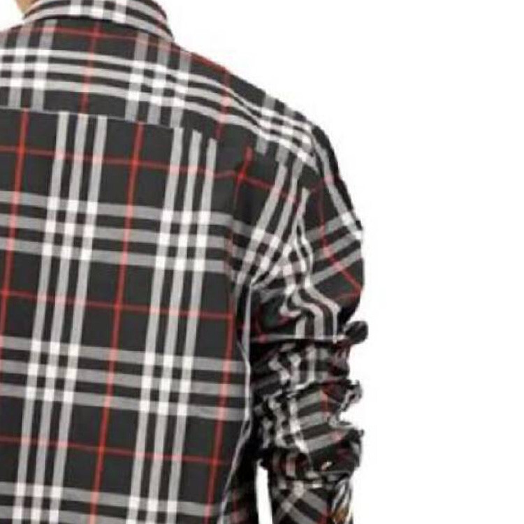 Рубашка мужская Burberry многоцветная, мультиколор — фото 3