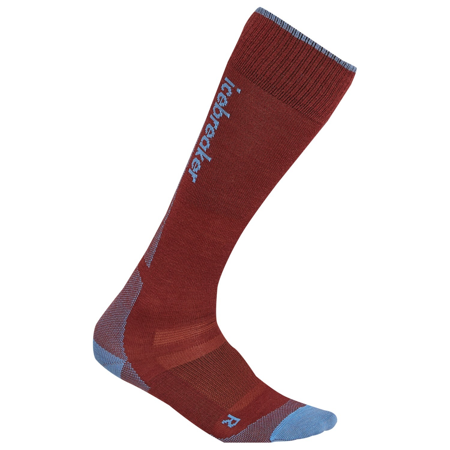 

Лыжные носки Icebreaker Merino Ski+ Ultralight OTC, цвет Port/Baja