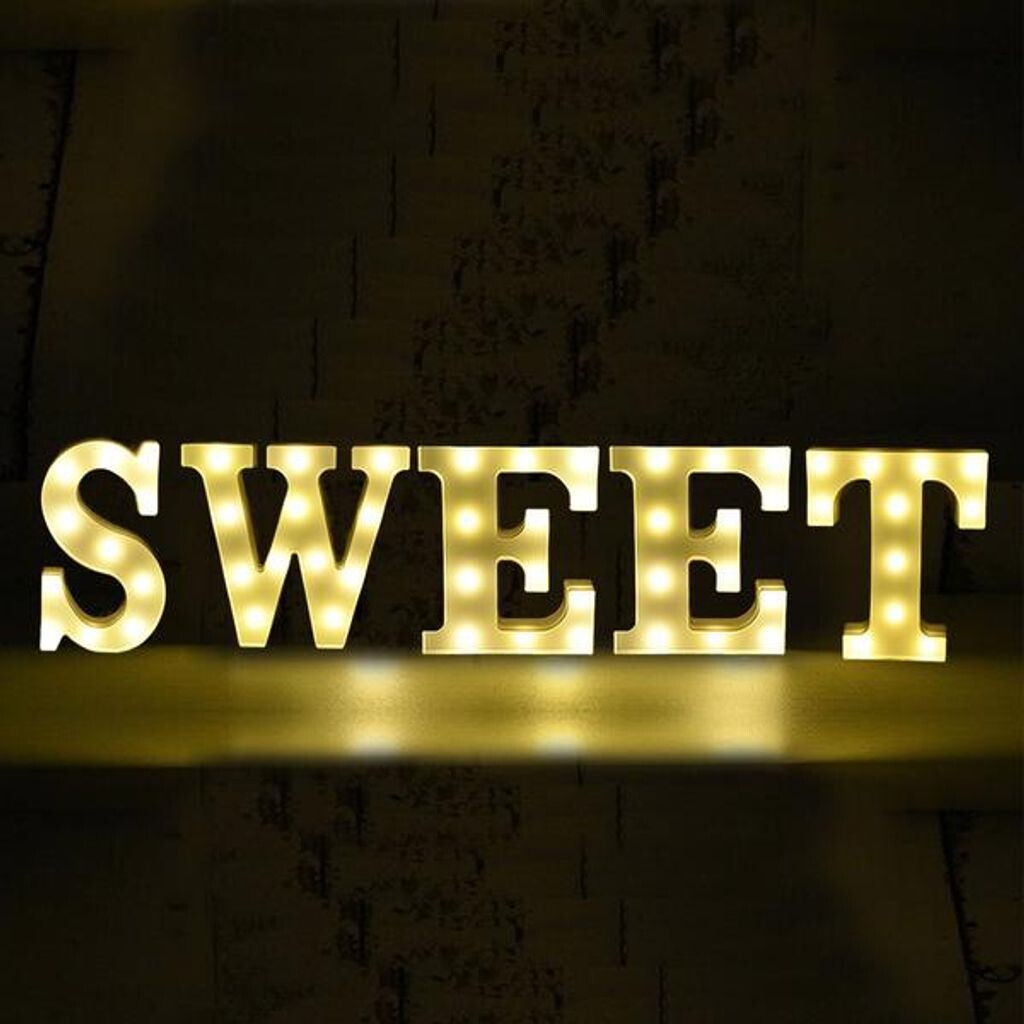 

Набор светодиодных букв - Sweet Kopper-24