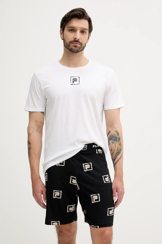 

Хлопковая пижама Fila, белый
