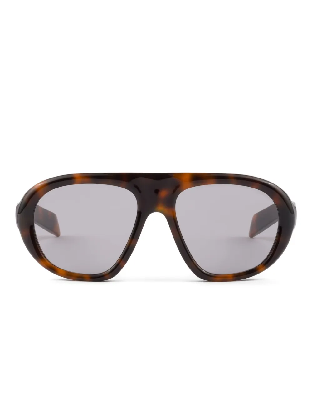 

Солнцезащитные очки в оправе «пилот» из черепахового панциря Prada Eyewear, коричневый
