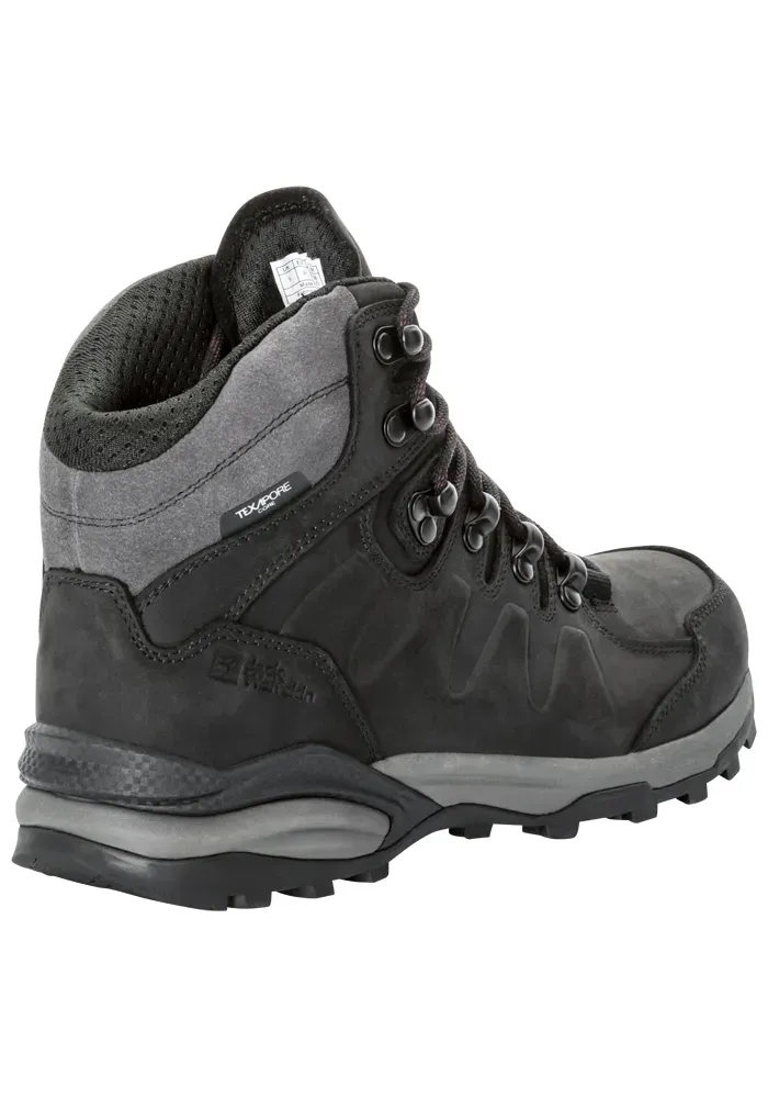Трекинговые туфли Jack Wolfskin "REFUGIO PRIME TEXAPORE MID W", цвет Phantom — фото 4
