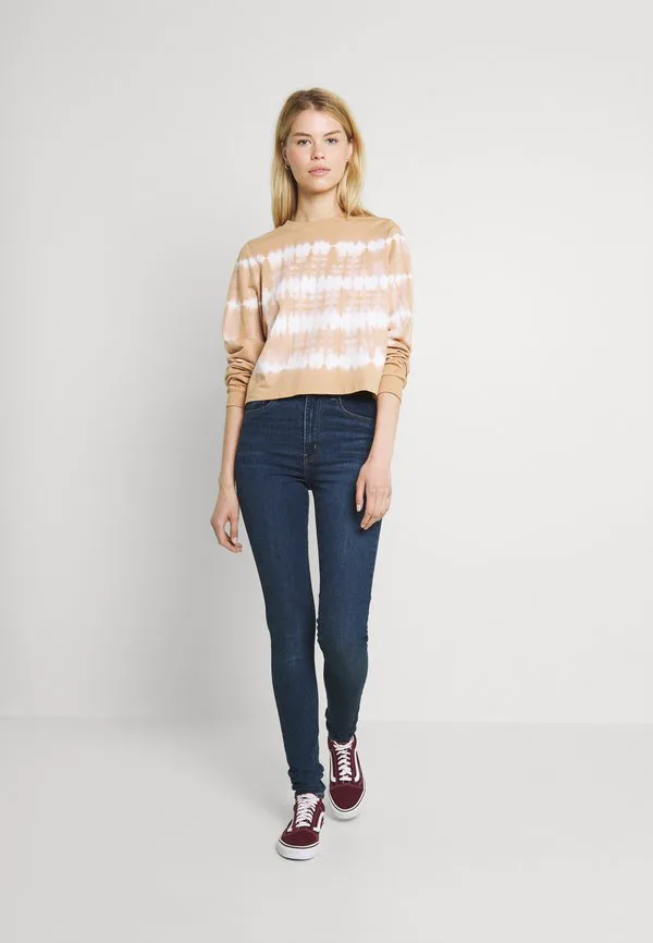 Джинсы mile high super skinny, облегающий крой Levi'S, Light-Blue Denim — фото 2