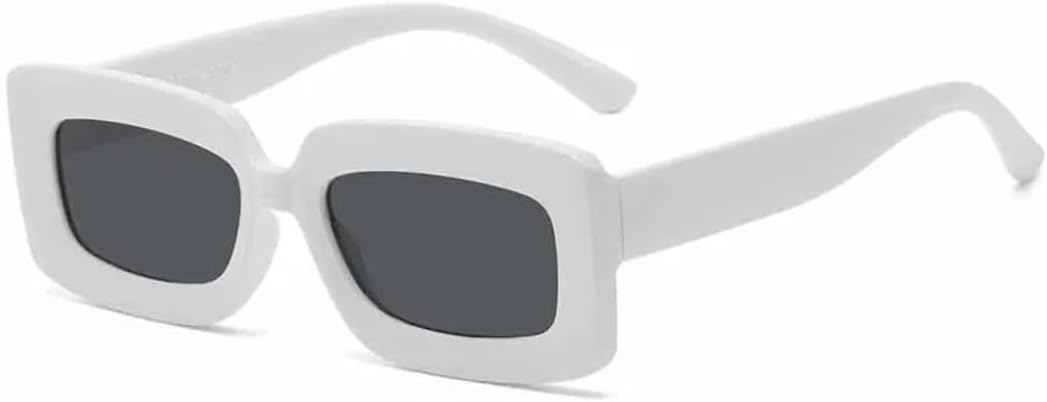 

Солнцезащитные очки с защитой UV400 | Увеличенная оправа, линзы конфетного цвета | Для женщин и мужчин, для занятий спортом на открытом воздухе и вождения DSVIGF, White Gray