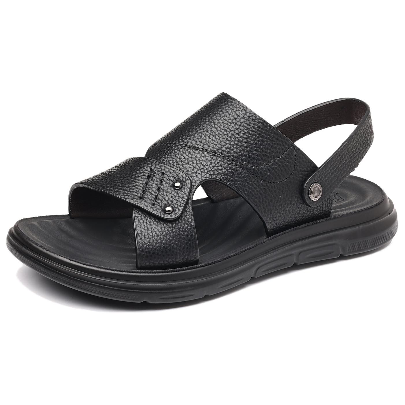 

POPULAR ROUSE PR Пляжные сандалии мужские черные, цвет Black