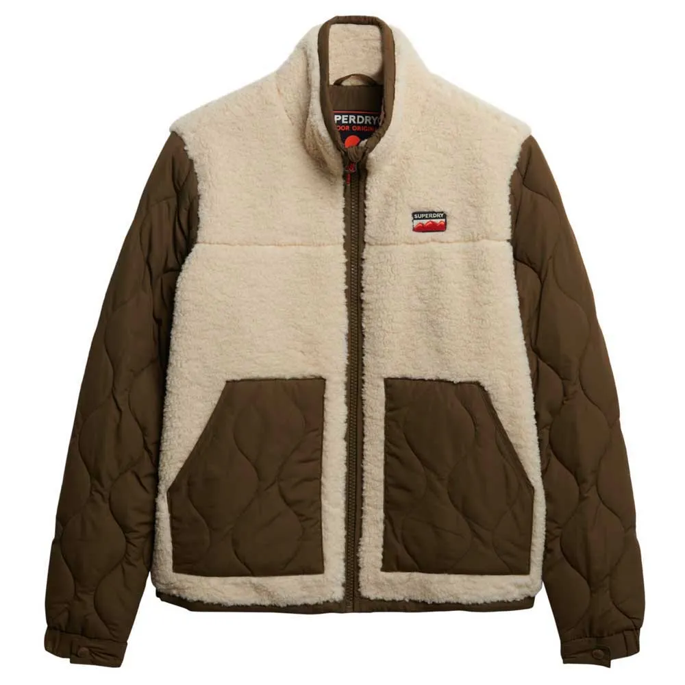

Куртка Superdry W5011934A Fleece, бежевый