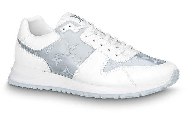 Кроссовки run away sneakers 'white with grey monogram' Louis Vuitton, белый — фото 2