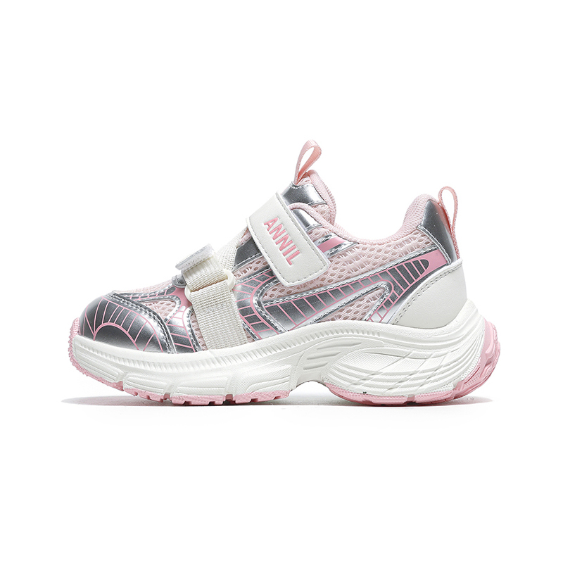 

Annil Скользящие противоударные амортизирующие износостойкие упругие дышащие детские уличные кроссовки pink kids