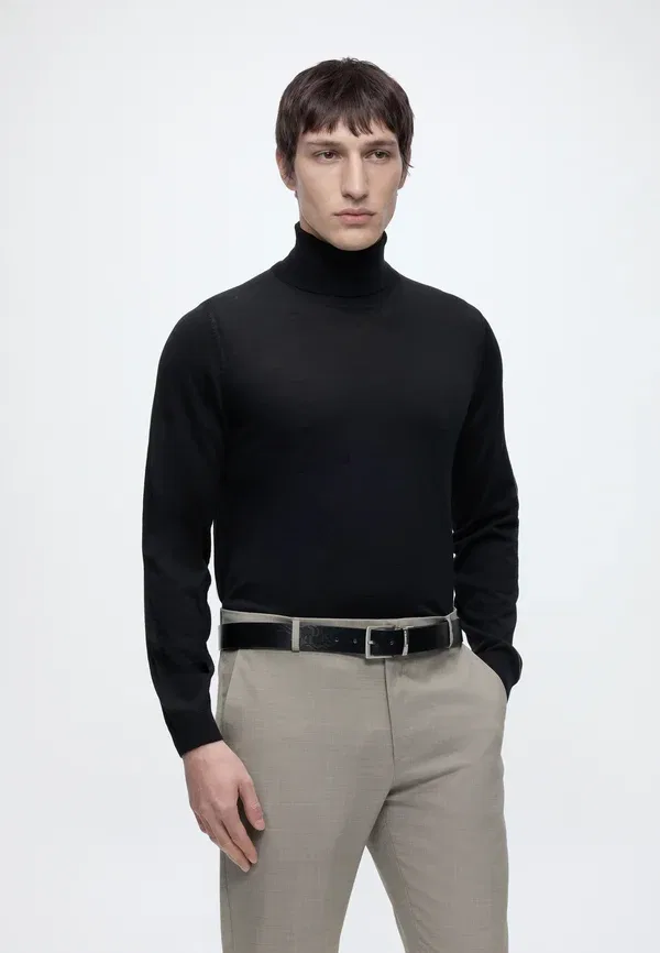 Брюки зауженные Micro barleycorn slim Calvin Klein, цвет жареный кешью — фото 4