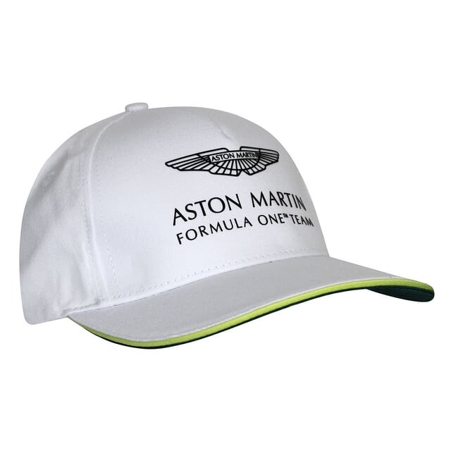 Официальная мужская кепка команды Формулы-1 Aston Martin, белый — фото 2