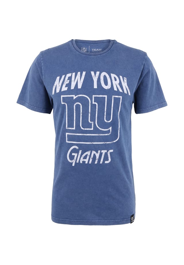 

Футболка с логотипом nfl ny giants для всех фанатов new york giants Re:Covered, синий