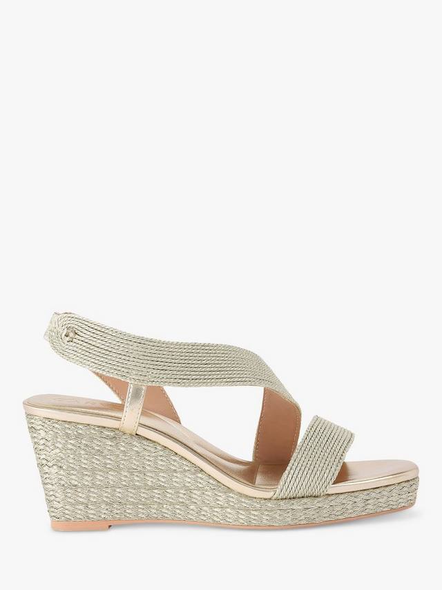 Эспадрильи Gala на танкетке Carvela, Gold