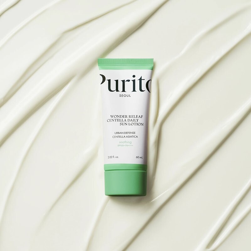 PURITO SEOUL - Wonder Releaf Centella Daily Sun Lotion - Ультралегкий солнцезащитный крем - 60 мл — фото 3