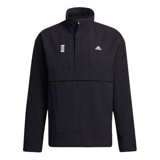 

Куртка adidas Wj Anorak Series Casual Sports Woven Stand Collar Jacket Black, черный