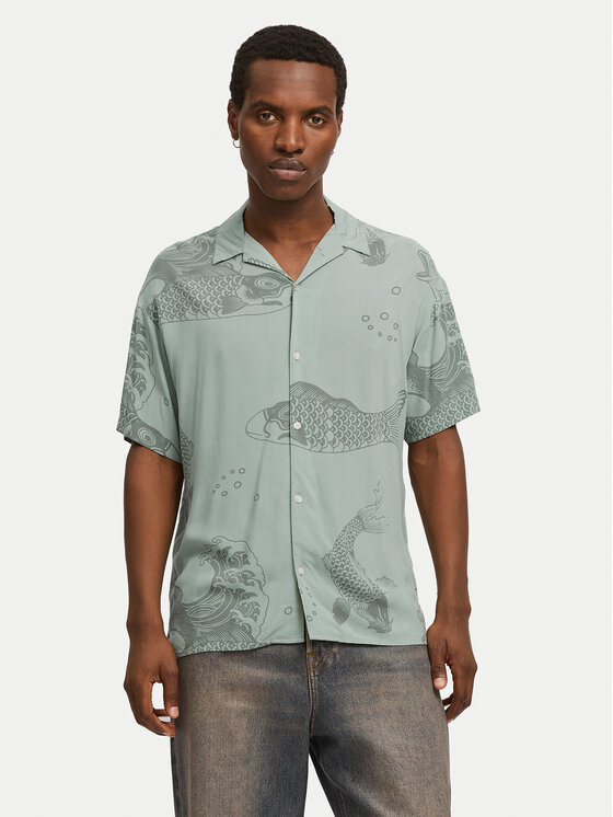 

Свободная рубашка Jeff 12268465 Jack&Jones, зеленый
