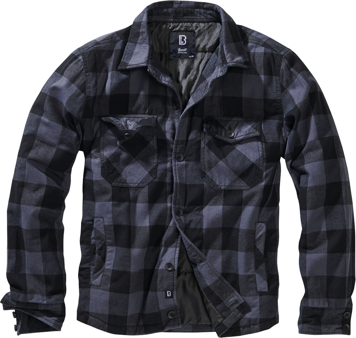 

Куртка Brandit Lumber Jacket, черный/серый