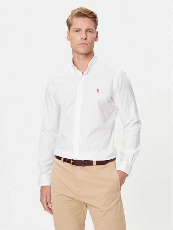 

Рубашка custom fit 710P06688002 Polo Ralph Lauren, белый