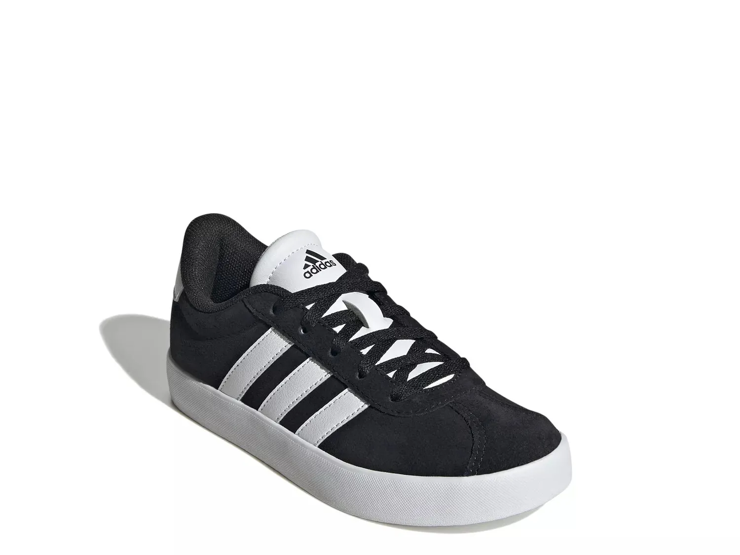 

Кроссовки Adidas VL Court 3.0 — детские, черные/белые