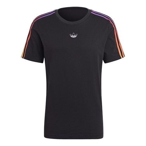 

Футболка оригинальные sprt 3 полоски футболка мужская Adidas, черный