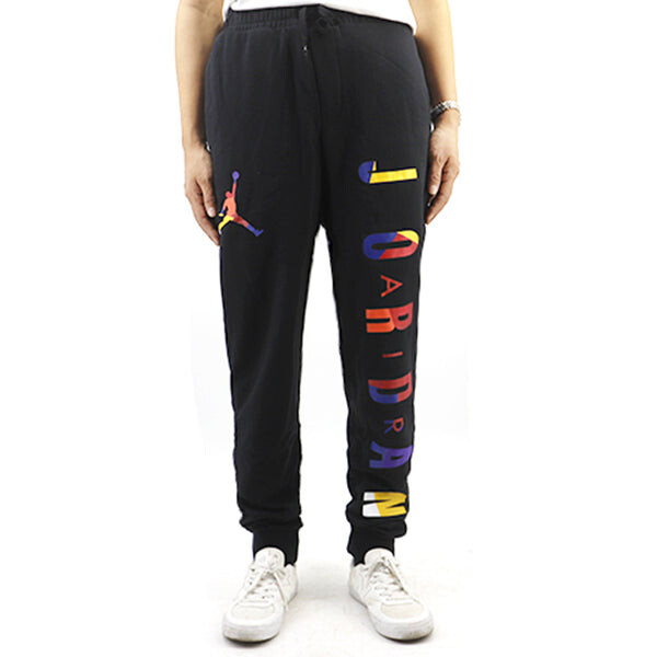 Спортивные штаны Air Jordan Rivals Loopback Colorful Alphabet Logo Sports Long Pants Black, черный — фото 3