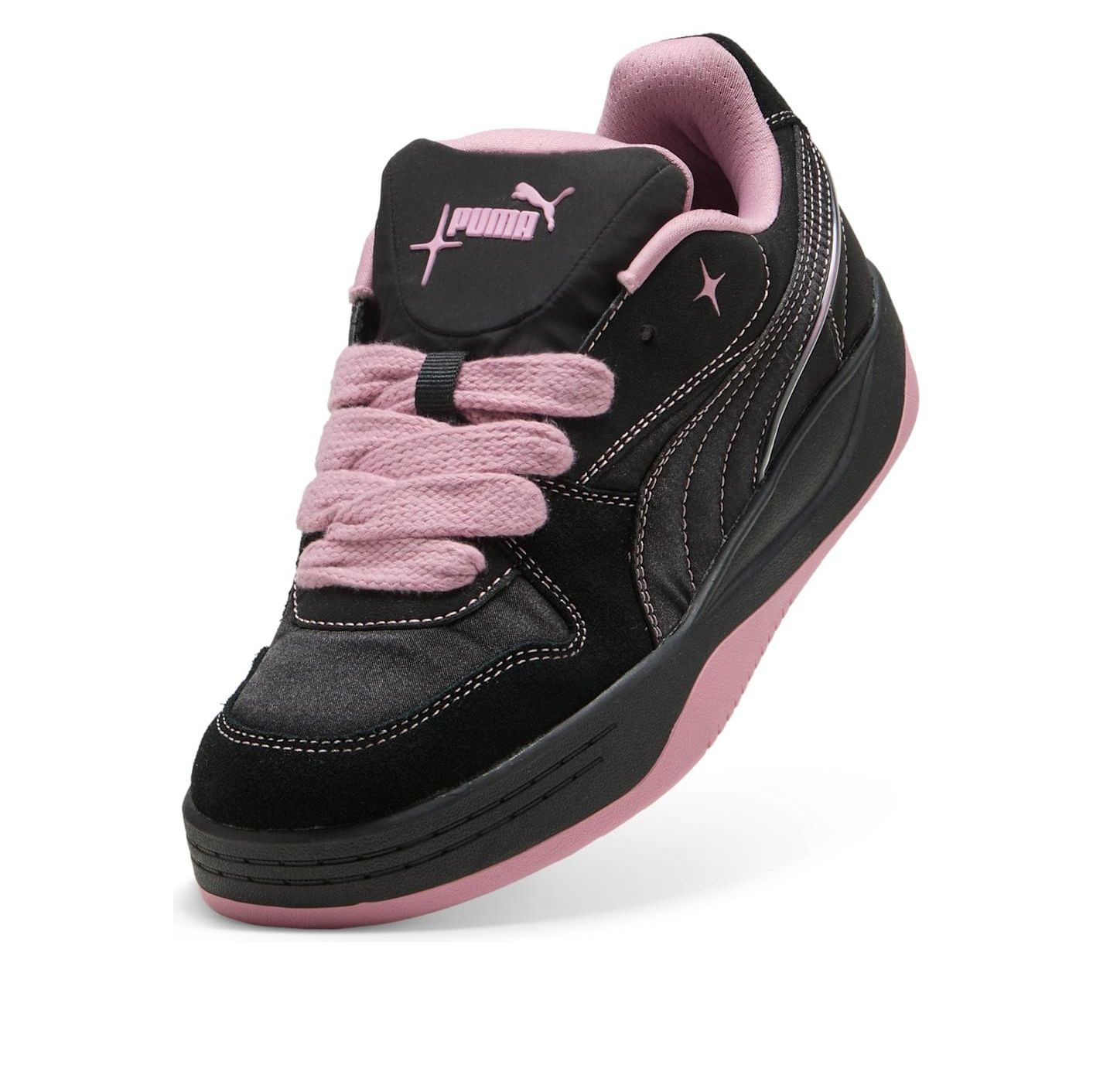 Кроссовки (WMNS) PUMA Park Luna Satin 'Princess Black Newlywed Pink' — фото 3