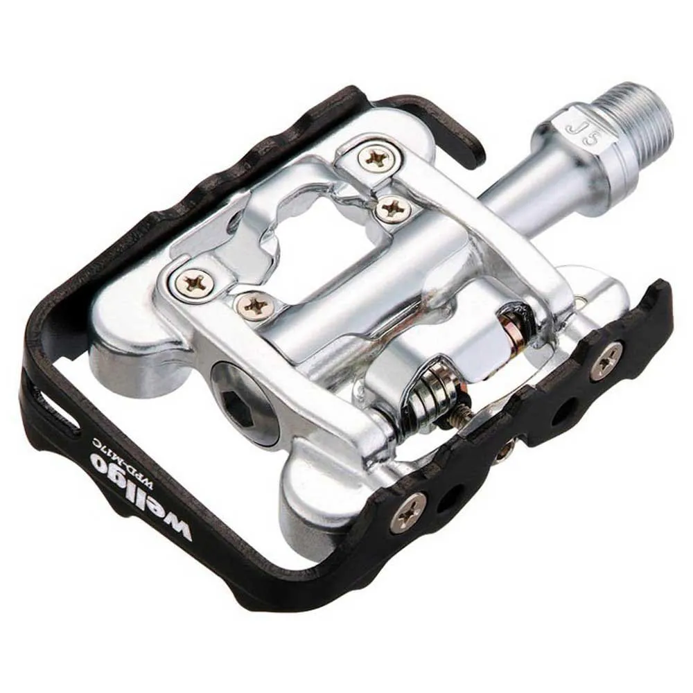 

Педали Rms Dual SPD Wellgo, серебряный
