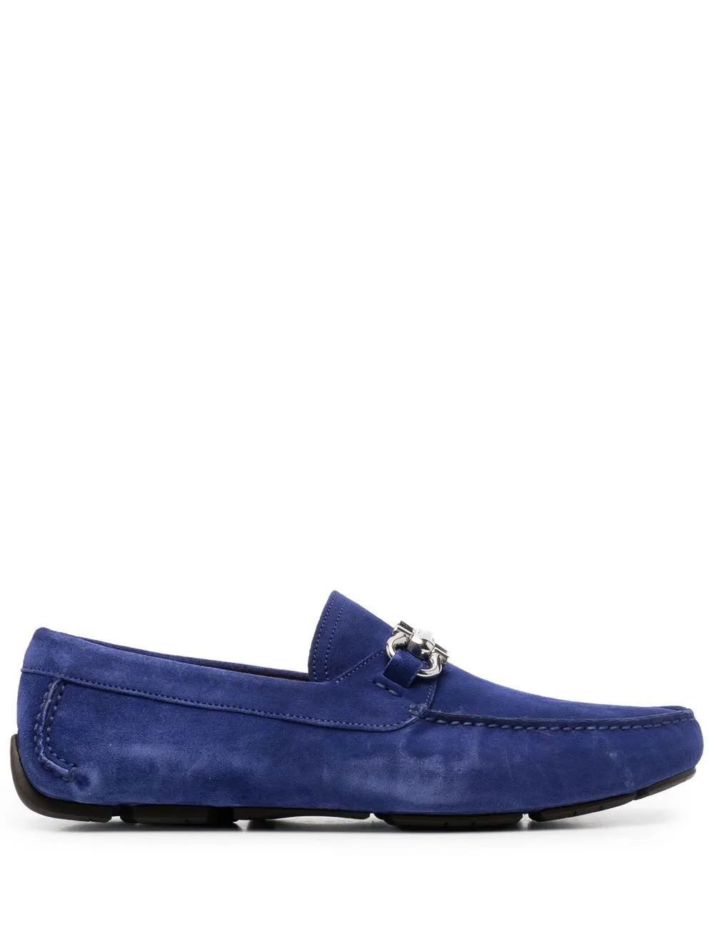 

Лоферы с пряжкой Gancini Ferragamo, синий