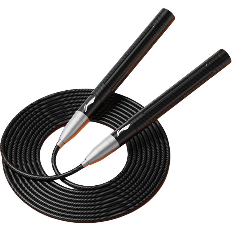 

Профессиональная гоночная скакалка для студентов стальной трос 2,9м LINING, черный