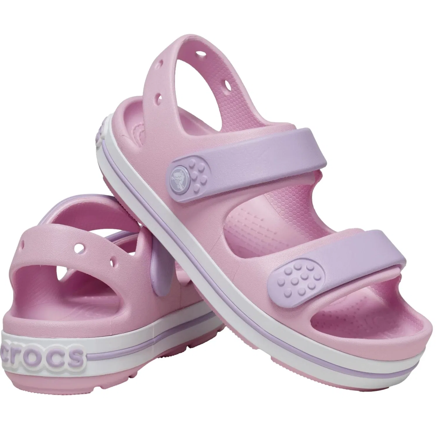Детские сандалии Crocs Crocband Cruiser Ballerina / Lavender 209423-84I — фото 4