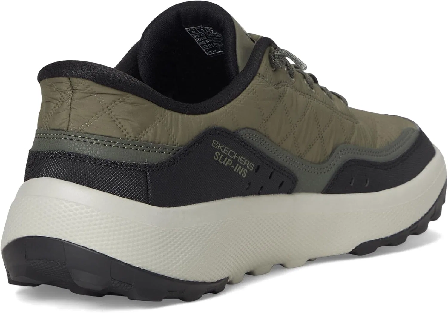 Мужские кроссовки Skechers Urban Explore Cosy Fit Hands Free Slip-in, оливковый — фото 3