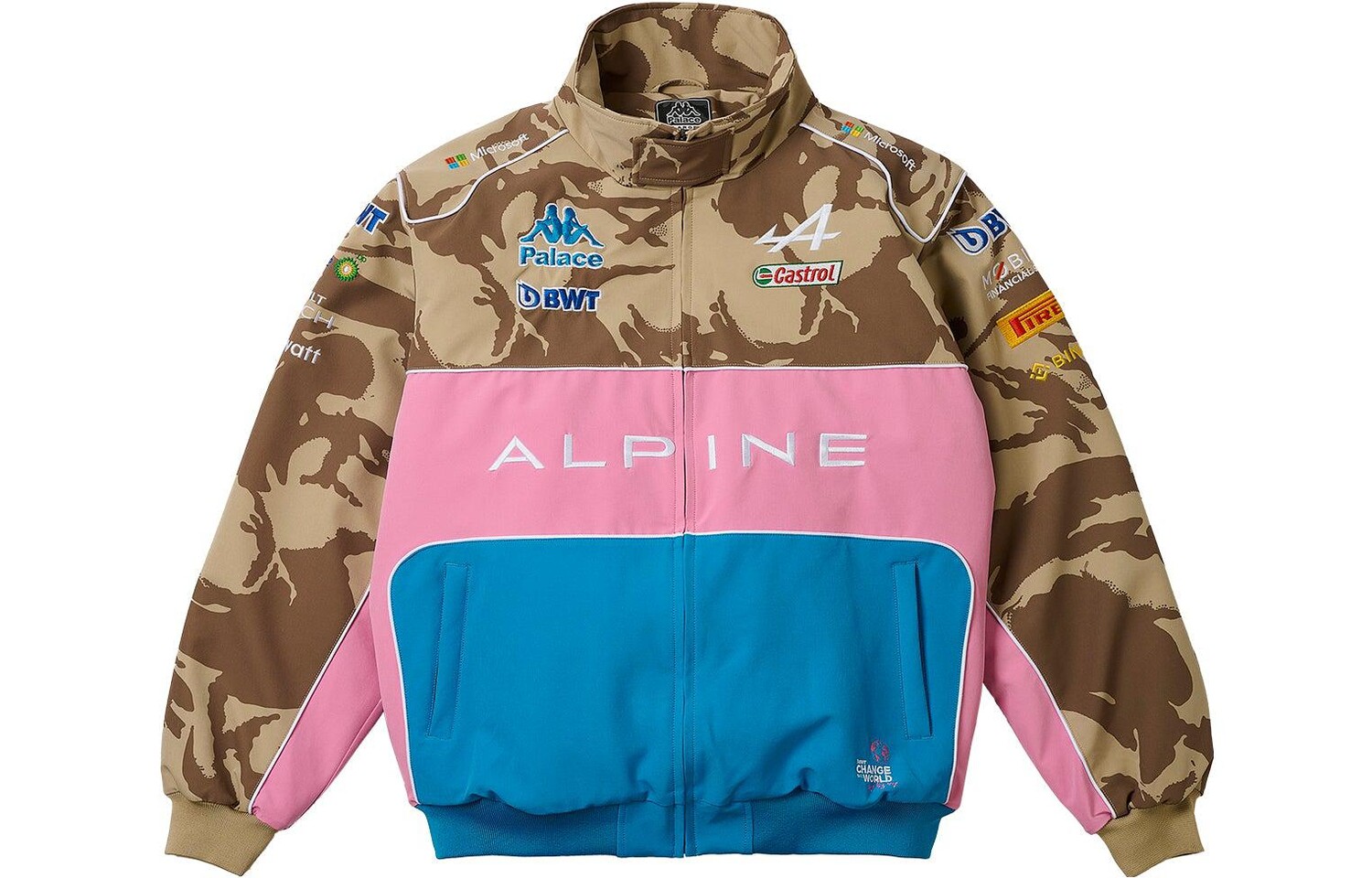 

Куртка унисекс Palace x Kappa For Alpine Pit, коричневый